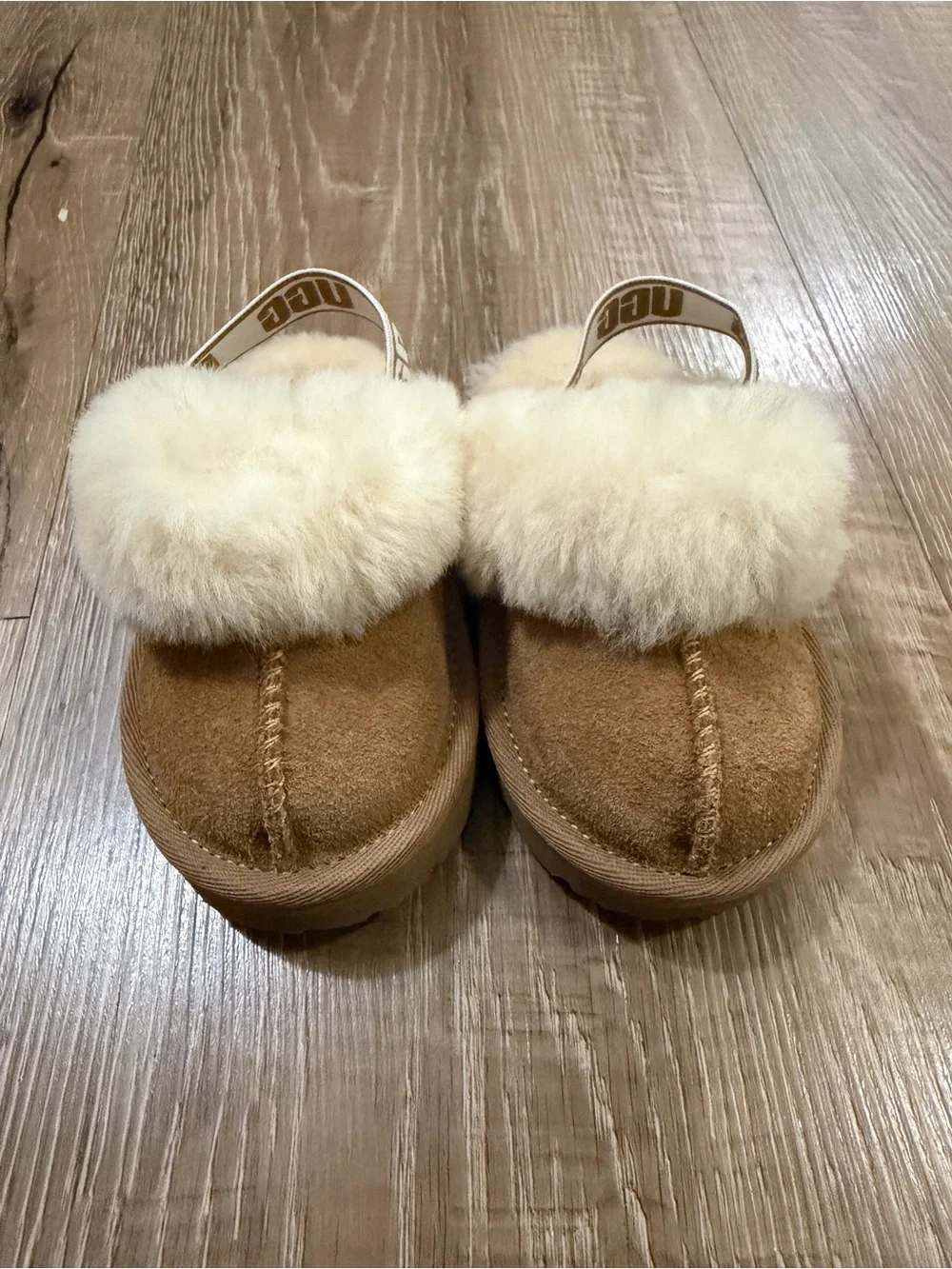 UGG Kids chestnut Funkette clogs